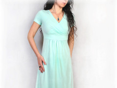 Šaty s řasením v pase vz.701