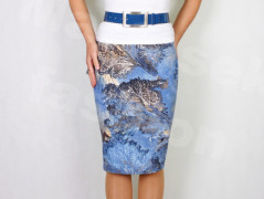 Šaty s řasením v pase vz.701