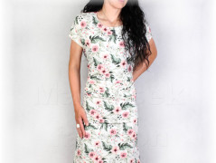 Šaty s řasením v pase vz.701