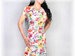 Šaty s řasením v pase vz.701