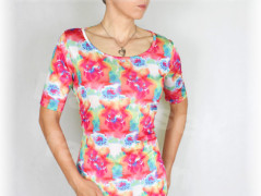 Šaty s řasením v pase vz.701