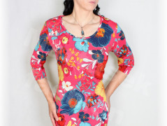 Šaty s řasením v pase vz.701