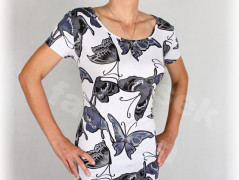 Šaty s řasením v pase vz.701