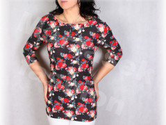 Šaty s řasením v pase vz.701