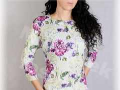 Šaty s řasením v pase vz.701