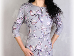 Šaty s řasením v pase vz.701