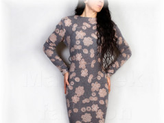 Šaty s řasením v pase vz.701