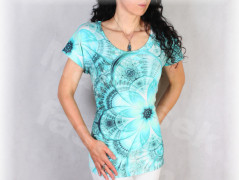 Šaty s řasením v pase vz.701