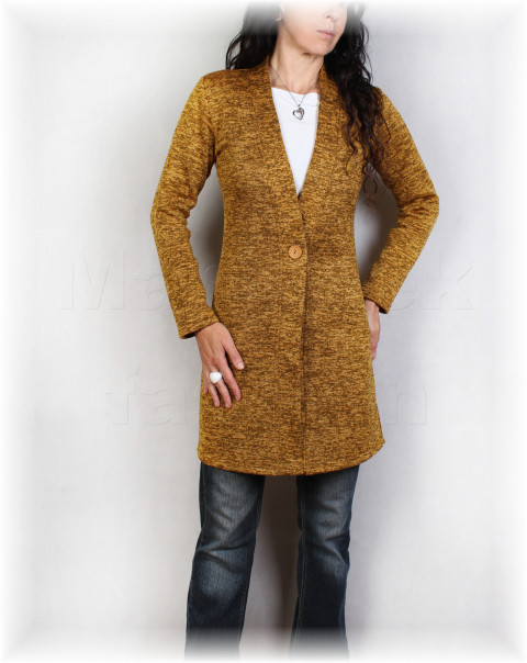 Kabátek na knoflík (více barev) modrá fialová černá hnědá šedá mikina svetr béžová tyrkysová zimní lila podzimní kabátek hořčicová antracit hořčičná 