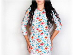 Šaty s řasením v pase vz.701