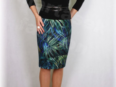 Šaty s řasením v pase vz.701