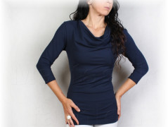 Šaty s řasením v pase vz.701