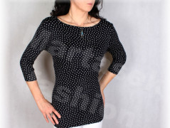 Šaty s řasením v pase vz.701