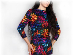 Šaty s řasením v pase vz.701