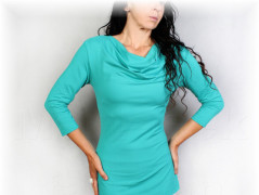 Šaty s řasením v pase vz.701