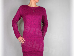 Šaty s řasením v pase vz.701