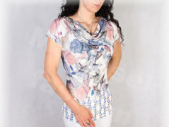 Šaty s řasením v pase vz.701