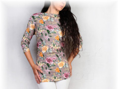 Šaty s řasením v pase vz.701