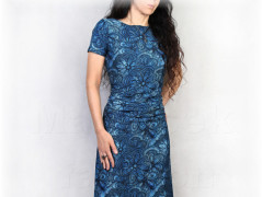 Šaty s řasením v pase vz.701