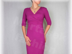 Šaty s řasením v pase vz.701