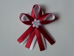 Světle fialové svatební vývazky