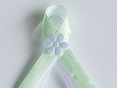 Světle fialové svatební vývazky