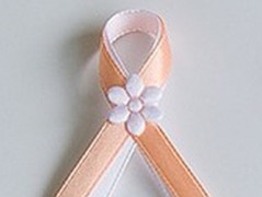 Světle fialové svatební vývazky