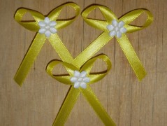 Světle fialové svatební vývazky