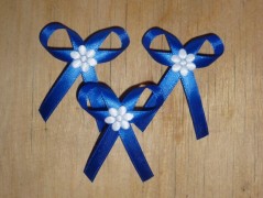 Světle fialové svatební vývazky