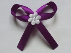 Světle fialové svatební vývazky