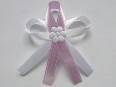 Světle fialové svatební vývazky