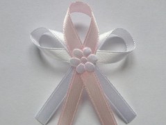 Světle fialové svatební vývazky