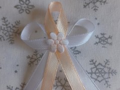 Světle fialové svatební vývazky