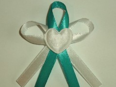 Světle fialové svatební vývazky