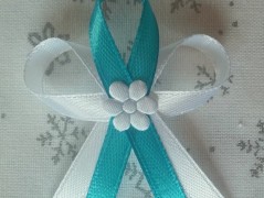 Světle fialové svatební vývazky