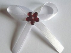 Světle fialové svatební vývazky