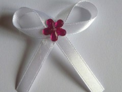 Světle fialové svatební vývazky