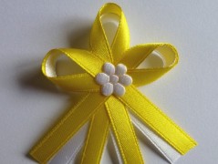 Světle fialové svatební vývazky