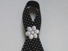 Světle fialové svatební vývazky