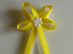 Světle fialové svatební vývazky