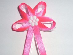 Světle fialové svatební vývazky