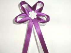 Světle fialové svatební vývazky