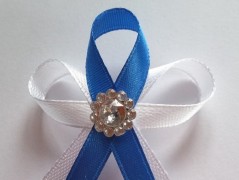 Světle fialové svatební vývazky