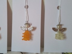 Světle fialové svatební vývazky