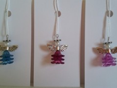 Světle fialové svatební vývazky