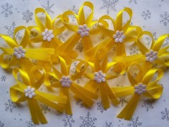 Světle fialové svatební vývazky