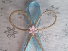 Světle fialové svatební vývazky