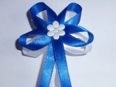 Světle fialové svatební vývazky