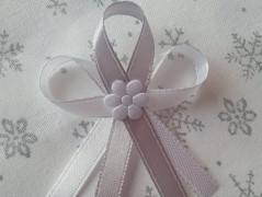 Světle fialové svatební vývazky