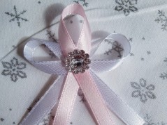 Světle fialové svatební vývazky